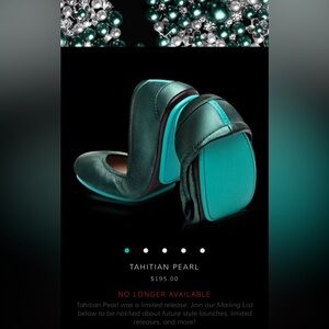 Tieks size 9 Limited Edition Tahitian Pearl